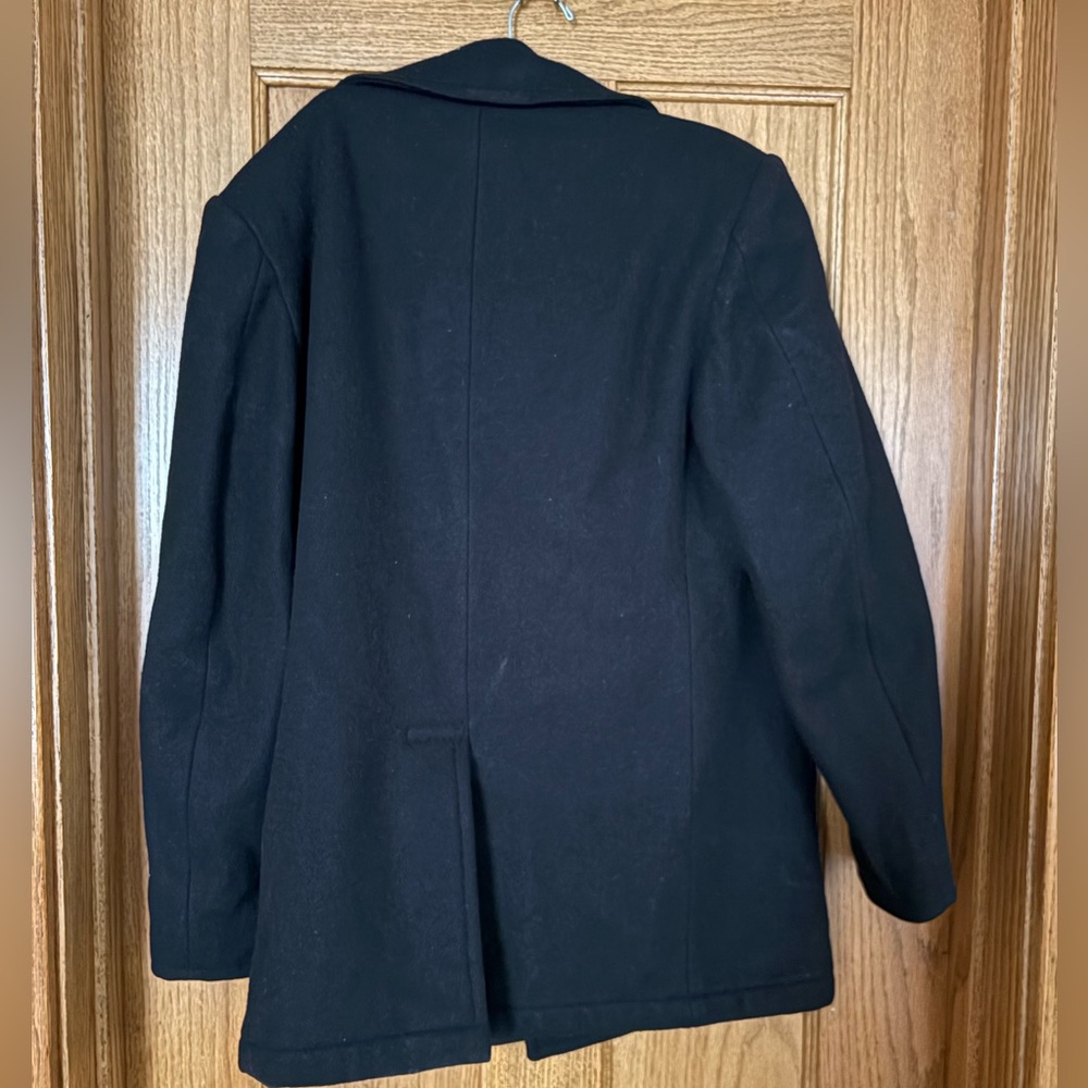 Sterlingwear Anchor Collection Military Navy Wool Blend Peacoat - Picture 2 of 8